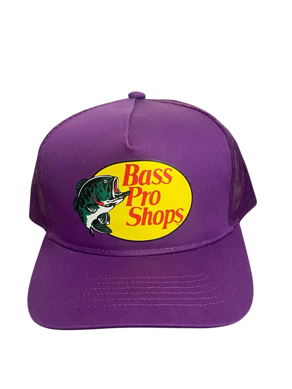 Bass Pro Shops Purple Logo Mesh Cap Unisex